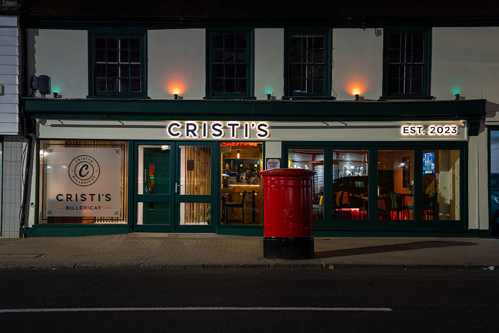 Cristi's bar on Billericay High Street